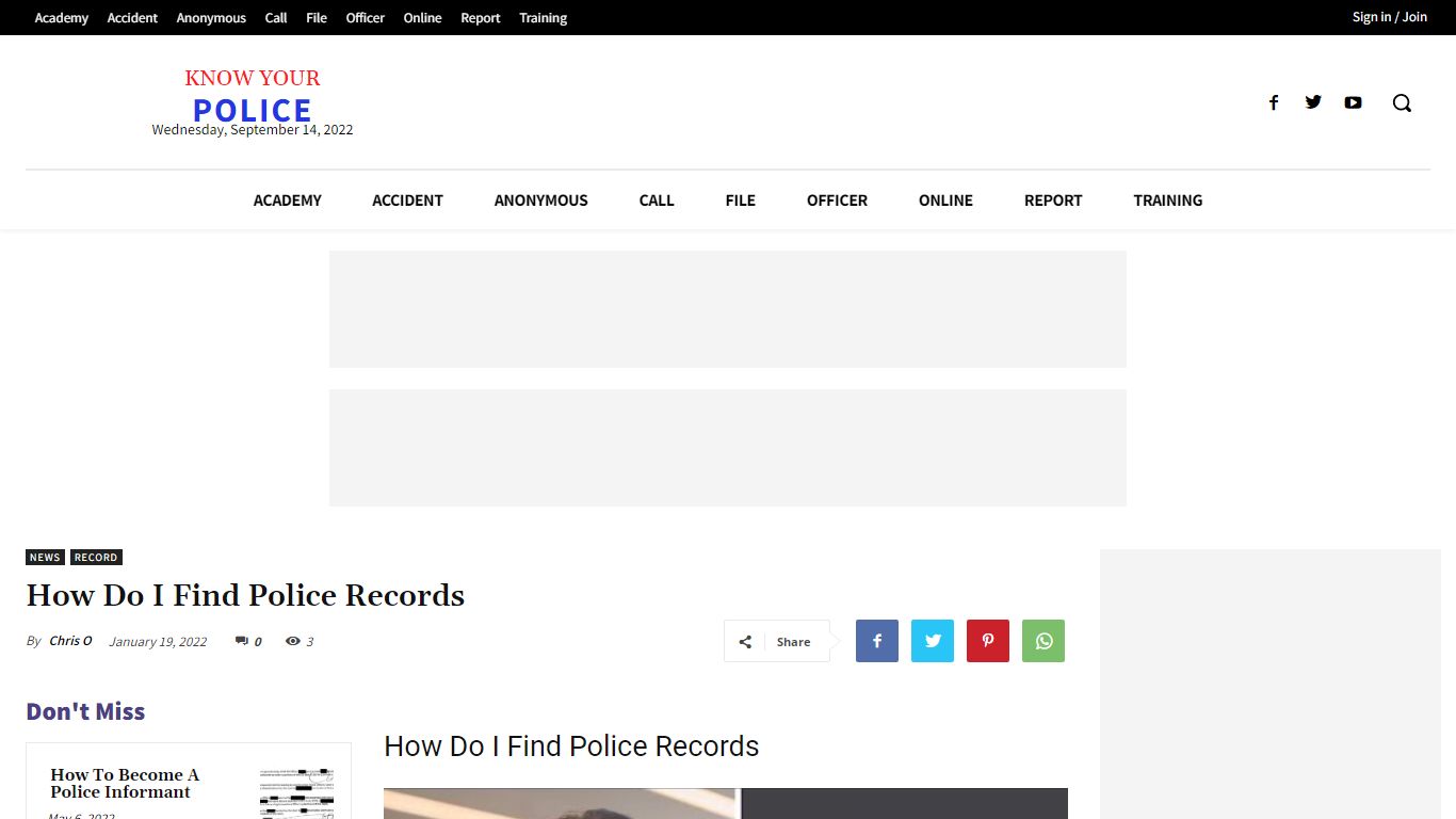 How Do I Find Police Records - KnowYourPolice.net